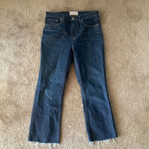 Everlane Regular Straight Raw Hemp Jeans Size 28
